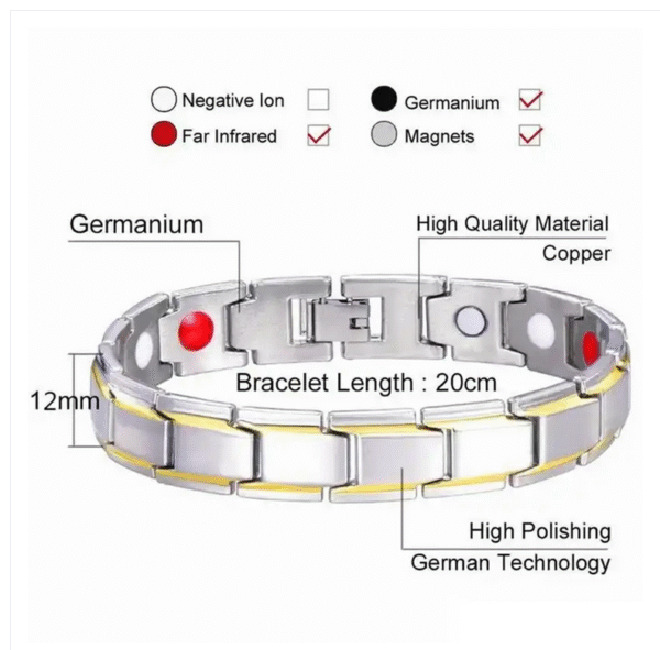 Neodymium অরজিনাল ম্যাগনেটিক ব্রেসলেট - Image 4