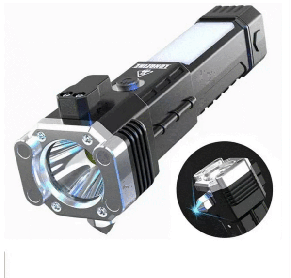 5/1 RECHARGEABLE TORCH LIGHT WITH POWER BANK