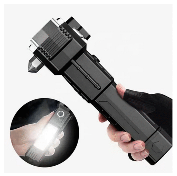 5/1 RECHARGEABLE TORCH LIGHT WITH POWER BANK - Image 3