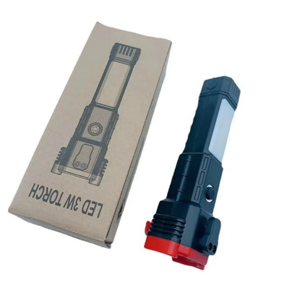 5/1 RECHARGEABLE TORCH LIGHT WITH POWER BANK - Image 5