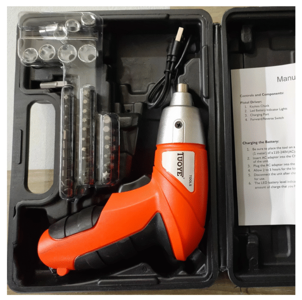 Cordless Screwdriver 45pcs - Image 2