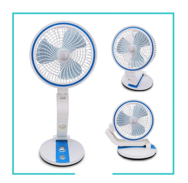 L R 2018 RECHARGEABLE & FOLDABLE FAN WITH LIGHT - Image 2