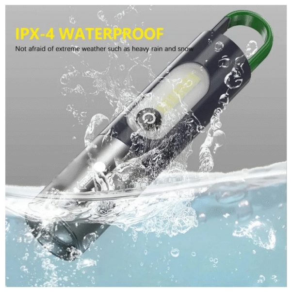 USB Rechargeable Multifunctional LED Flashlight - Image 5